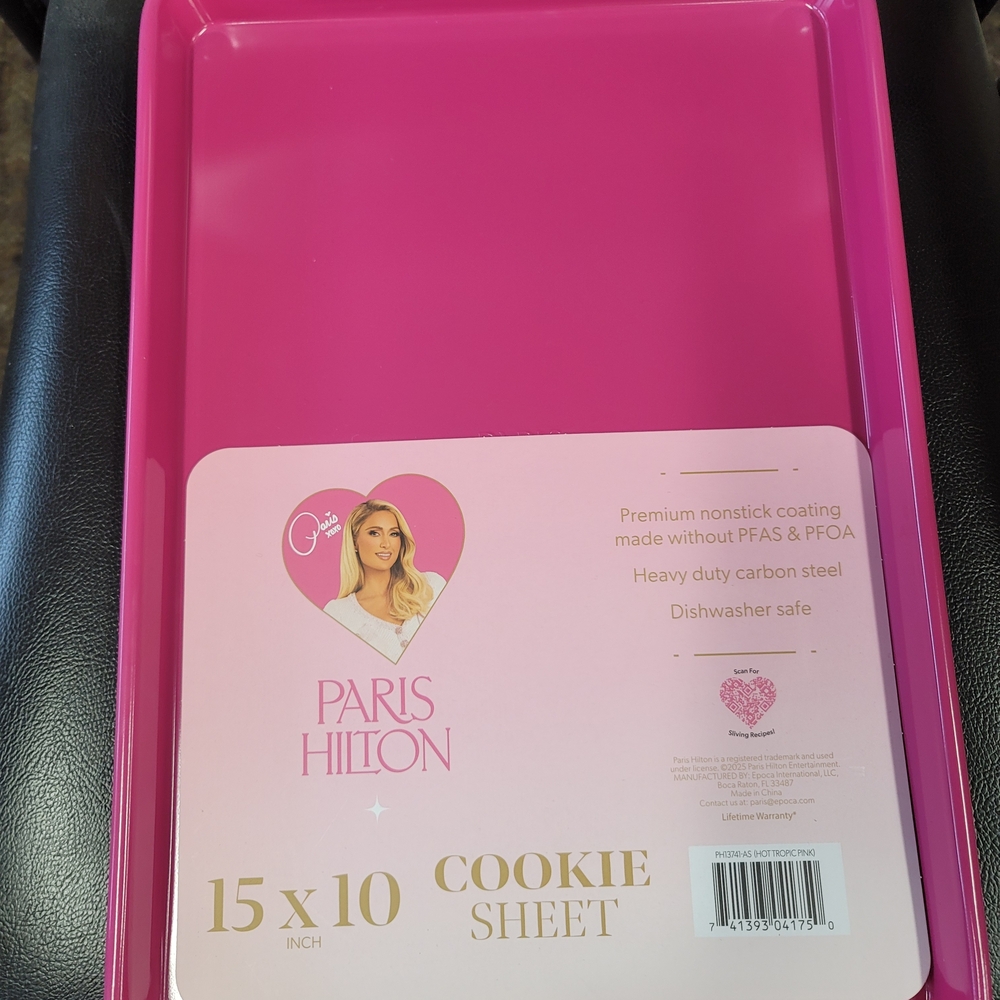 Paris Hilton Hot Pink Cookie Sheet 15x10